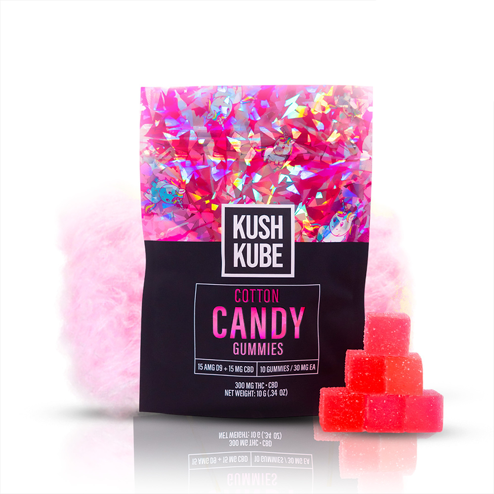 Image of Cotton Candy Kush Kube - 15mg THC