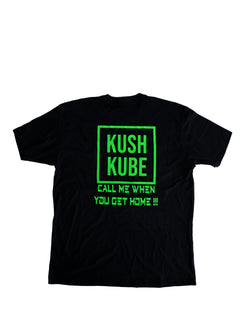 Image of Kush Kube Neon Green Tee