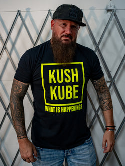 Image of Kush Kube Neon Yellow Tee