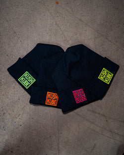 Image of Kush Kube Hat Beanie (Neon Green)