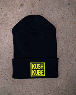 Image of Kush Kube Hat Beanie (Neon Yellow)