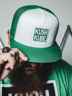 Image of Kush Kube Hat (Green/White)