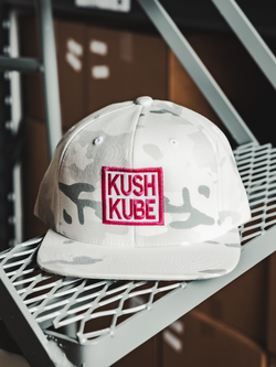 Image of Kush Kube Hat (White Camo/Pink)